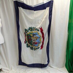 NIB NYL-GLO West Virginia State Flag 3'x5' 100% Nylon Bunting